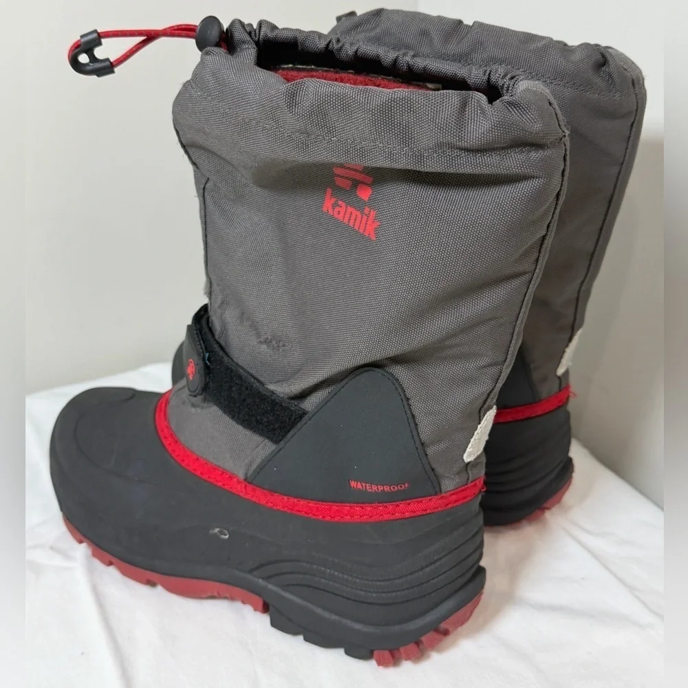 Kamik Kids Toddle/Little Kid/Bug Kid Size 6 Waterbug 5 Boots - Black and Red